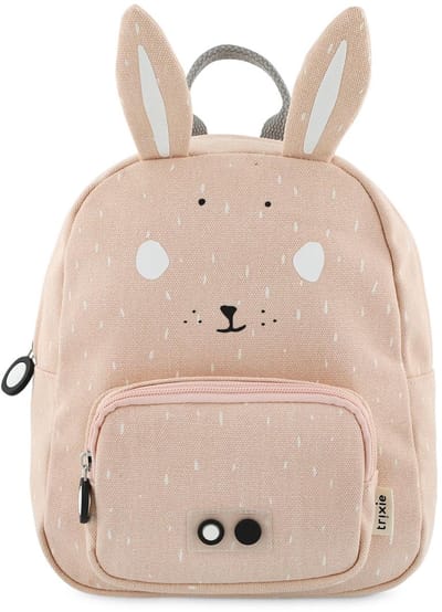 Trixie Rugzak - Mrs. Rabbit - Schooltas Waterafstotend - Boekentas voor Kind - Voor Jongens en Meisjes - Kleine Gymtas - Roze