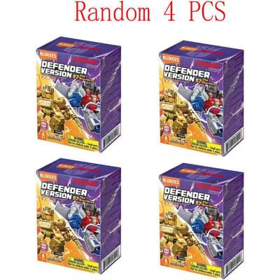Originele Blokees Transformers Defender Versie Vol.4 Serie Blind Box Anime Merchandise Bouwspeelgoed Verzamelbaar Figuur Leuke Cadeaus