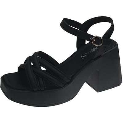 Nieuwe Zomer Casual Waterdichte Dames Sandalen Modieuze Verhoogde Hak Platform Sleehakken Stijlvolle Romeinse Loafers voor Dames 39