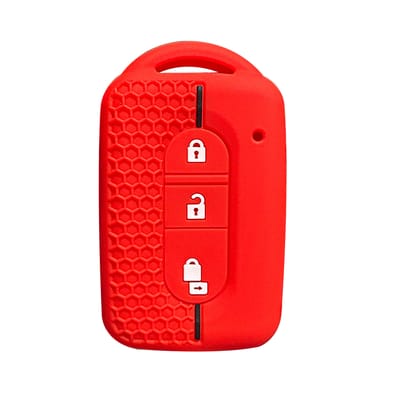 Voor Nissan Micra K12 Siliconen Auto Sleutelhoes Cover Beschermer Fob voor Nissan Logo Juke Duke Xtrail X-Trail T31 Qashqai Sleutelhoes red
