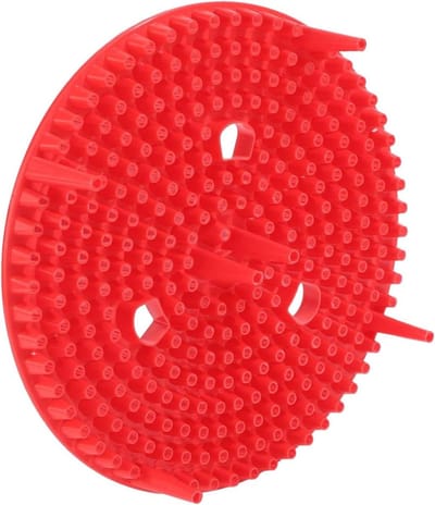 Autowasbak Inzet - Vuilvanger Emmer - Auto Reinigen - Krasvrij Wassen - 27x27x6 cm - Rood