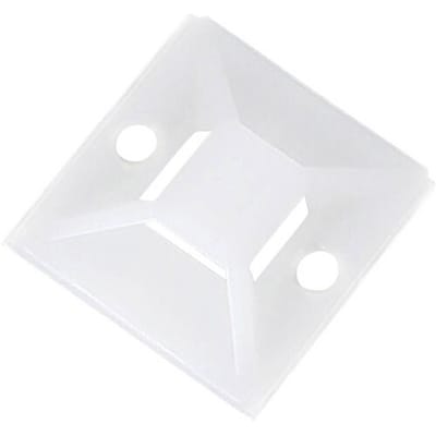TRU COMPONENTS Bevestigingssokkel 1571804 4-voudige invoeging Transparant 50 stuk(s)