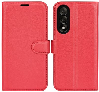 Coverup Hoesje - Geschikt voor OnePlus Nord 5 Hoesje - Coverup Book Case - Rood