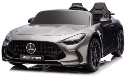 Mercedes AMG GT63 24V 2-persoons kinderauto metallic Grijs