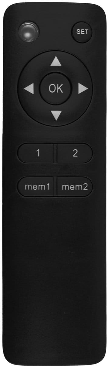 Afstandsbediening voor elektrische houders van Maclean, geschikt voor de modellen MC-109 T, MC-110 T, MC-891, zwart, MC-158