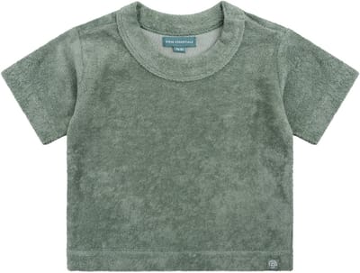 Swim Essentials - strandshirt - 1-6 Jaar- Groen - Effen - muslin/terry