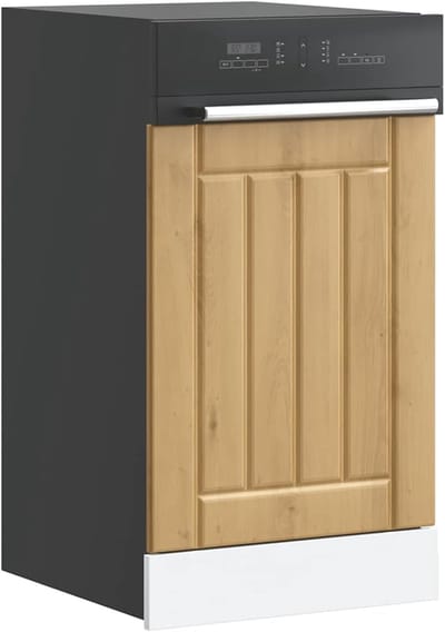 Vaatwasserpaneel - Keukenfront - Moderne Keuken - Beschermt Vaatwasser - 60 cm Breed - Eikenlook