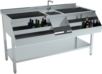 CombiSteel COCKTAIL BAR STATION 1600 - 7084.0015 - Horeca & Professioneel
