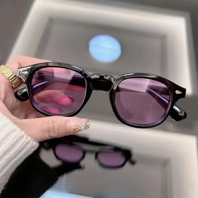 Lunettes de soleil carrées rétro stylées pour femme homme style rétro mode décontractée petites pour femme homme Oculos Qualité premium Confortables pour un port quotidien Other gray