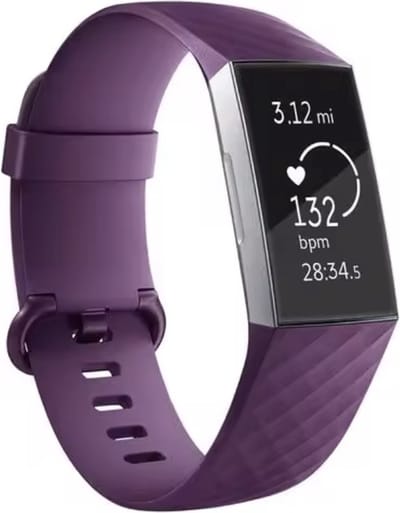 CHPN - Horlogebandje - Bandje geschikt voor Fitbit - Fitbit Charge 3/4 - Sportbandje - Paars - S/M - Horlogeband - Excl. fitbit - Armband -Polsband
