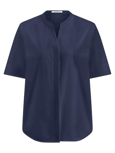 Blouse Van Peter Hahn blauw
