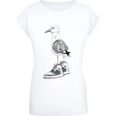 T-shirt dames Mister Tee Seagull Sneakers