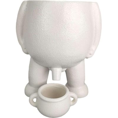 1 st Nieuwe Keramische Bloempot Succulent Plant Slijtvaste Pot Creatieve Tafelblad Planten Display Pot Tafelblad Decoratie white