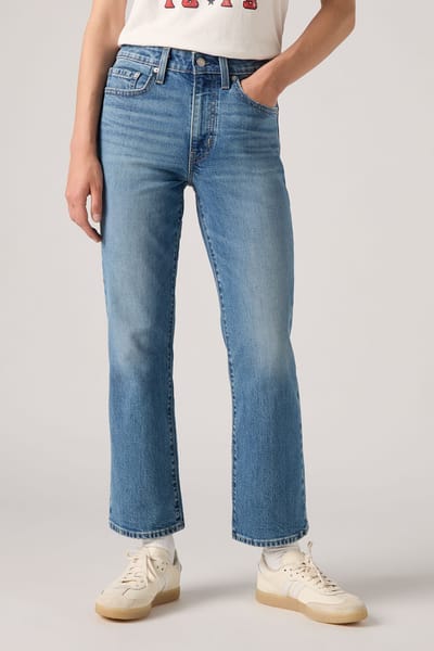 Levi's 725™ Kick Boot Jeans Med Indigo Maat: W33L29 | Straight Jeans Outlet | Dames | Blauw