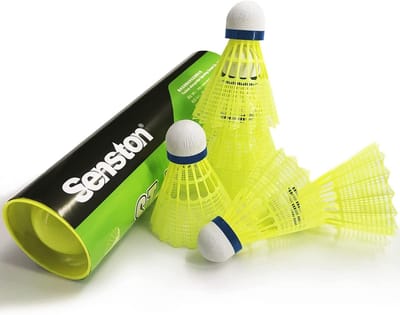 Nylon Badminton Shuttles - 6 Stuks Voor Training en Familie Oefening