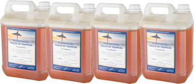 Douchegel Touch of Tropical 5 liter - set van 4 stuks - Showergel - Navulling