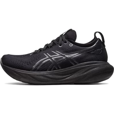 Asics Gel Nimbus 25 Triple Black Dames Sneakers Grafietgrijs 1012B356-002 39 black
