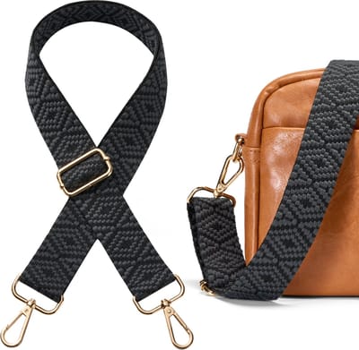YONO Tassenriem Schouderriem - Schouderband voor Tas - Verstelbaar - Bag Strap Crossbody - Zwart