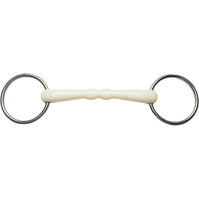 Snaffel, mullen mond en vrije ring bitten voor paarden Weatherbeeta Korsteel Flexi