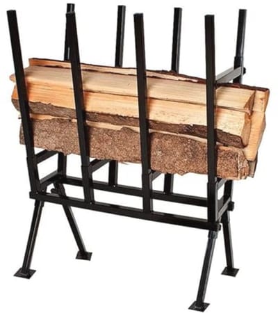 Verstelbare Metalen Zaagbok tot 400 kg Draagkracht, Ideaal voor Kettingzaag en Brandhout, Weerbestendig, 77 x 53 x 102 cm