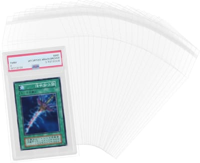 Set van 100 zachte kaartbeschermers voor PSA, perfect voor het veilig opbergen van verzamelkaarten, speelkaarten en sportkaarten