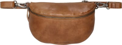 Hide & Stitches Paint Rock Heuptas - 100% Leder - Fanny Pack - Leren Dames Tas - Cognac