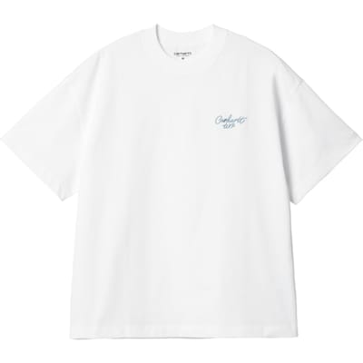 Carhartt Wip Signature Script T-shirt Wit