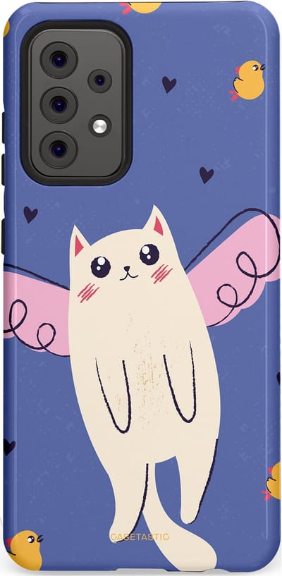 Casetastic Hoesje Geschikt voor Samsung A52 (4G/5G/s) - Stijlvolle Beschermende Duo-layer Case - Kuikendief