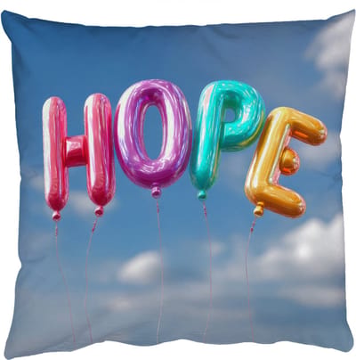 Sierkussens - Kussentjes Woonkamer - 50x50 cm - Ballonen - Lucht - Hope