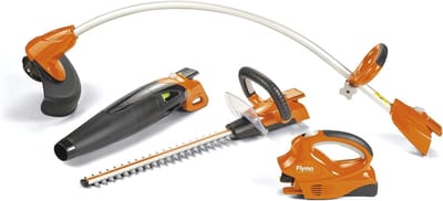 Flymo C-Link 20 V 3-in-1 combiset met grastrimmer/heggenschaar/bladblazer, Zonder accu's en Lader