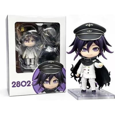 Nendoroid 2802 Kokichi Oma Danganronpa Beweegbare Actiefiguur Verwisselbaar Gezicht Model Bureau Decor Verzamelaars Reproduktie gray