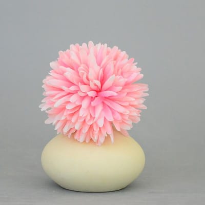 Vase Céramique Mat Nordique Décoration Fleurale Salon Maison Arrangement Fleurs Sèches Fraîcheur Style Ins Design Créatif Décoration Meuble à Vin beige vase + flower set
