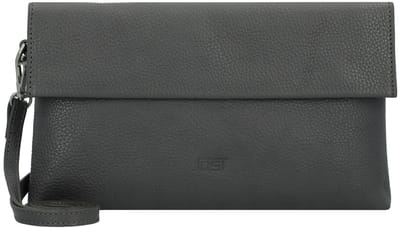 JOST Leren Koppeling Schoudertas Vika Clutch Mid Grey Grijs