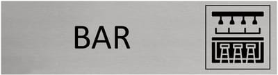 CombiCraft Aluminium deurbordje Bar 165x45mm - per stuk