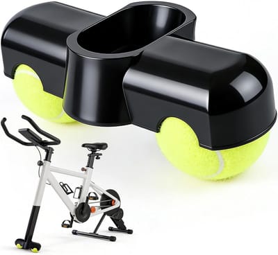 Rocker Plate Voet voor Indoor Cycling, Draagbare Wipplaten met Tennisballen, Accessoires voor Rollentrainers en Fietstrainers, Verbeter je Fietsbeleving met Stabiliteit en Comfort