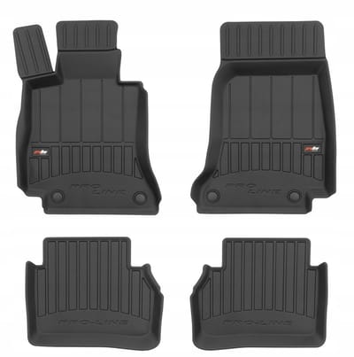 FROGUM – 3D Rubber Vloermatten voor MERCEDES E-Klasse W213 (2016-2023) – Set van 4 – TPE – Hoge rand 6 cm
