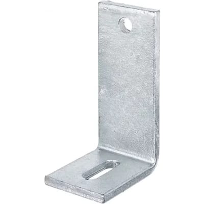 Alberts Verbindingshoek - Verzinkt Staal - Betonbevestiging - 80x150x60mm