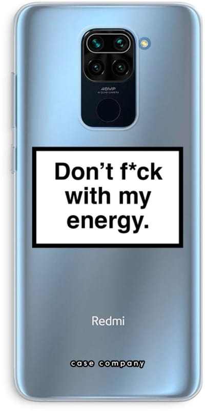 Case Company® - Hoesje geschikt voor Xiaomi Redmi Note 9 hoesje - My energy - Soft Cover Telefoonhoesje - Bescherming aan alle Kanten en Schermrand