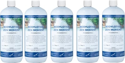 Bodylotion Zen Moment 1 Liter - set van 5 stuks - Voordeelverpakking