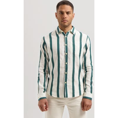 Dstrezzed Ds-miller Shirt Silver Birch Size: S | Long-Sleeved T-Shirts Outlet | Heren | Wit