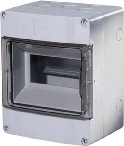 Kleine verdeler voor vochtige ruimtes IP65, 6 modules