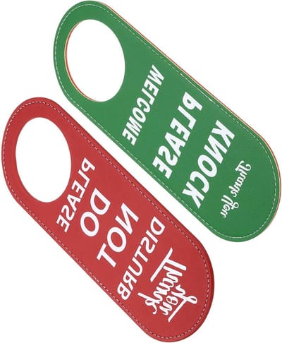 Dubbele Deurhanger, 2 Stuks, Do Not Disturb en Welkom, Privacybord voor Kantoor en Thuis, Multicolor Deurbordjes