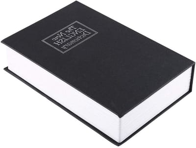 Creatieve Engelse woordenboek kluis voor veilige opslag van geld en sieraden, 24x15,5x5,5 cm