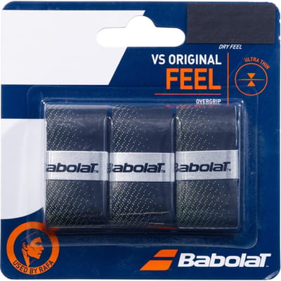 Babolat VS Grip Original Verpakking 3 Stuks-Zwart,Geel