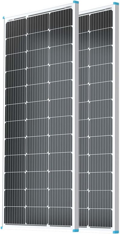 Zonnepaneel 100W, 12V voor Camper en Caravan - Monokristallijne Module