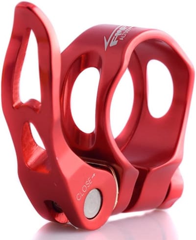 Aluminium Zadelpen Klem met Snelle Ontgrendeling - 31.8mm en 34.9mm
