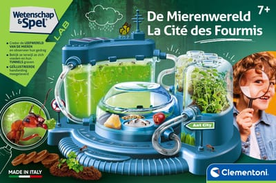 Clementoni Mierenwereld - Mieren Observeren in Drie Omgevingen - Educatief Insecten Speelgoed - Wetenschap en Spel - Experimenten voor Kinderen