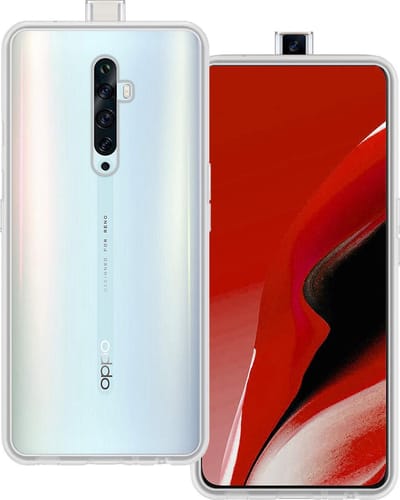 Hoesje Geschikt voor OPPO Reno 2Z - Sterk & Shockproof - Hoes Cover - Siliconen Case - Transparant