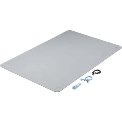 TRU COMPONENTS TC-12356320 ESD-matset Grijs (l x b x h) 900 x 610 x 2 mm 1 set(s)