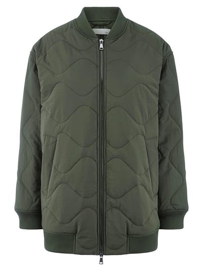 Gewatteerde blouson Van Peter Hahn groen